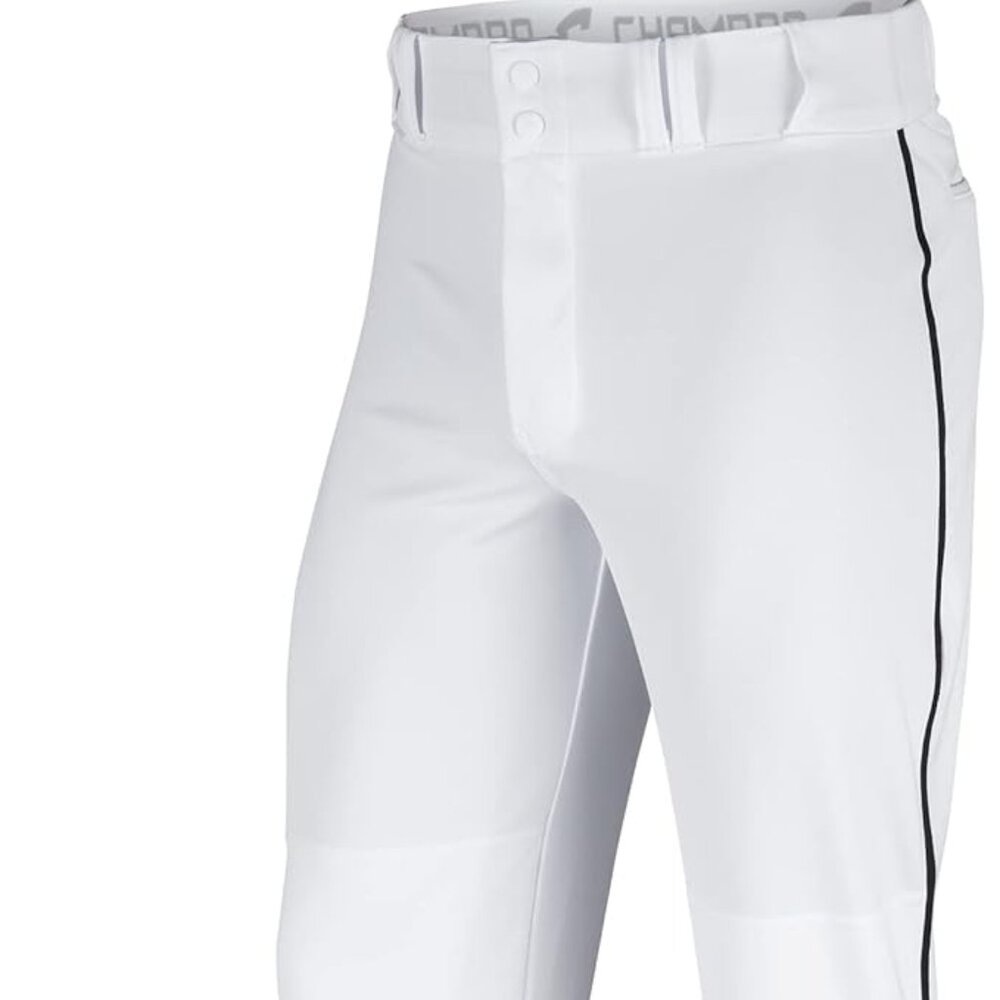 CHAMPRO Boys' Open Bottom Piped Youth Baseball Pants
